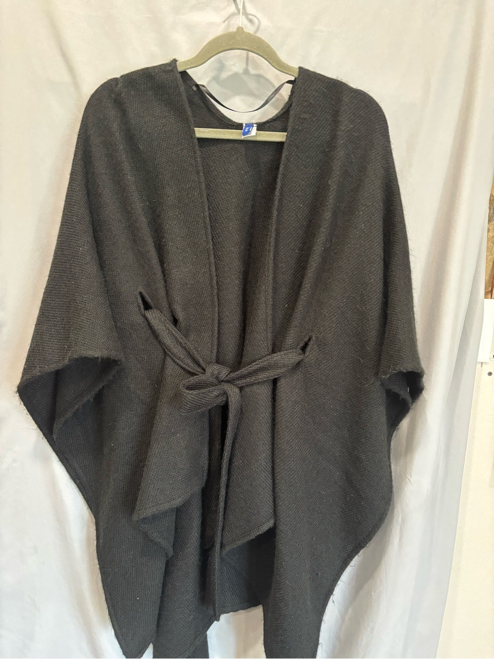 Apt. 9 Black Open-Front Knit Wrap